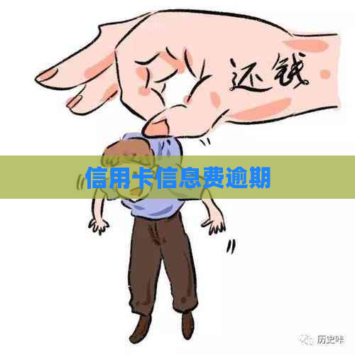 信用卡信息费逾期