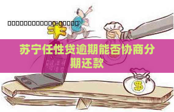 苏宁任性贷逾期能否协商分期还款
