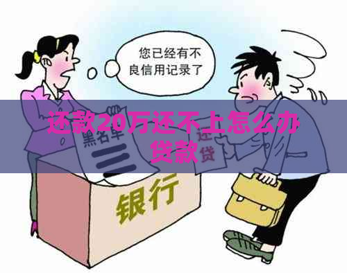 还款20万还不上怎么办贷款