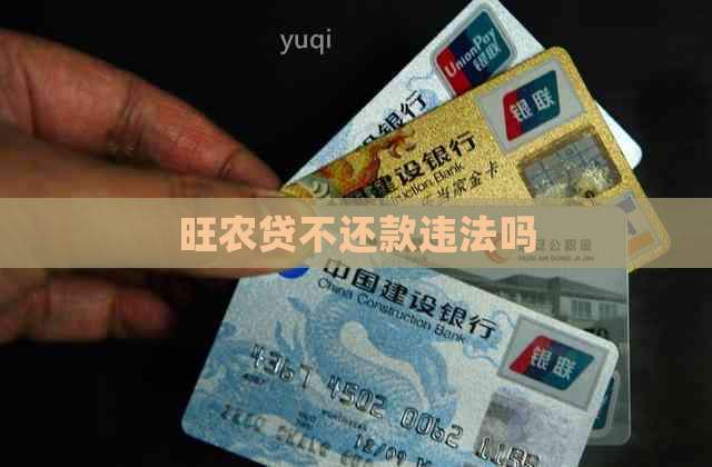 旺农贷不还款违法吗