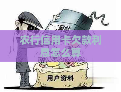农行信用卡欠款利息怎么算