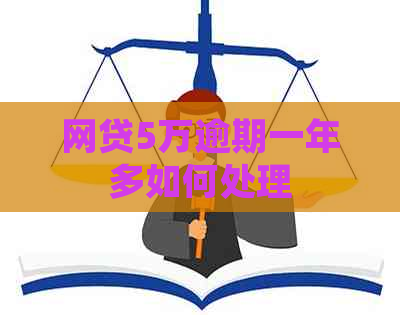 网贷5万逾期一年多如何处理