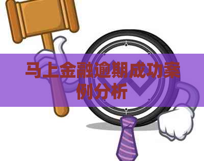 马上金融逾期成功案例分析
