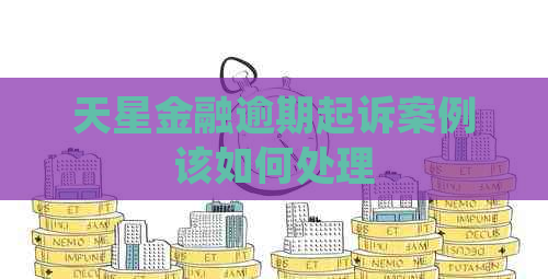 天星金融逾期起诉案例该如何处理