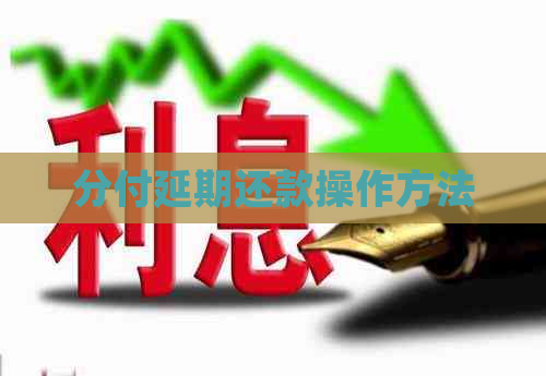 分付延期还款操作方法