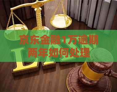 京东金融1万逾期两年如何处理