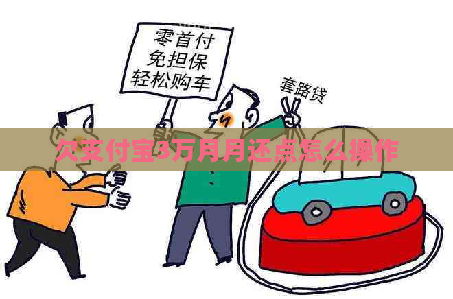 欠支付宝3万月月还点怎么操作