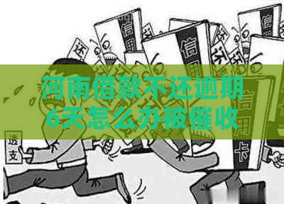 河南借款不还逾期6天怎么办被怎么办