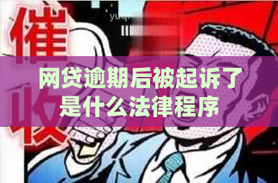 网贷逾期后被起诉了是什么法律程序