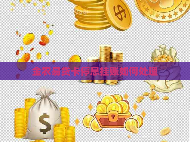 金农易贷卡停息挂账如何处理