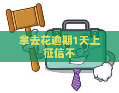拿去花逾期1天上不