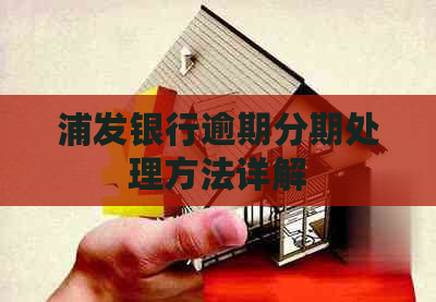 浦发银行逾期分期处理方法详解