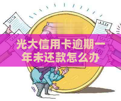 光大信用卡逾期一年未还款怎么办