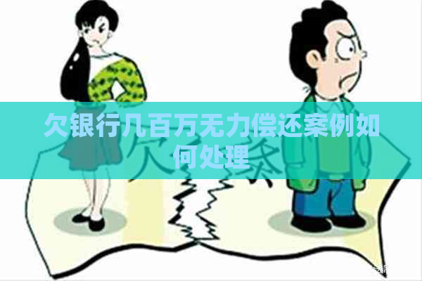 欠银行几百万无力偿还案例如何处理