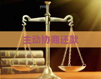 主动协商还款