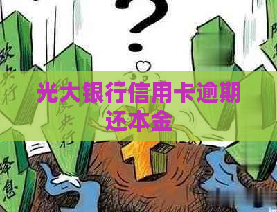 光大银行信用卡逾期还本金