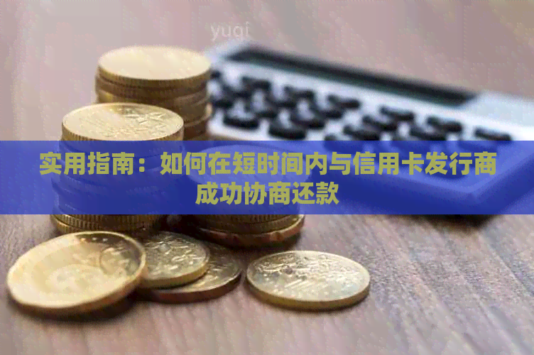 实用指南：如何在短时间内与信用卡发行商成功协商还款