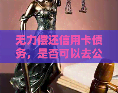 无力偿还信用卡债务，是否可以去公安局自首？律图为你解答