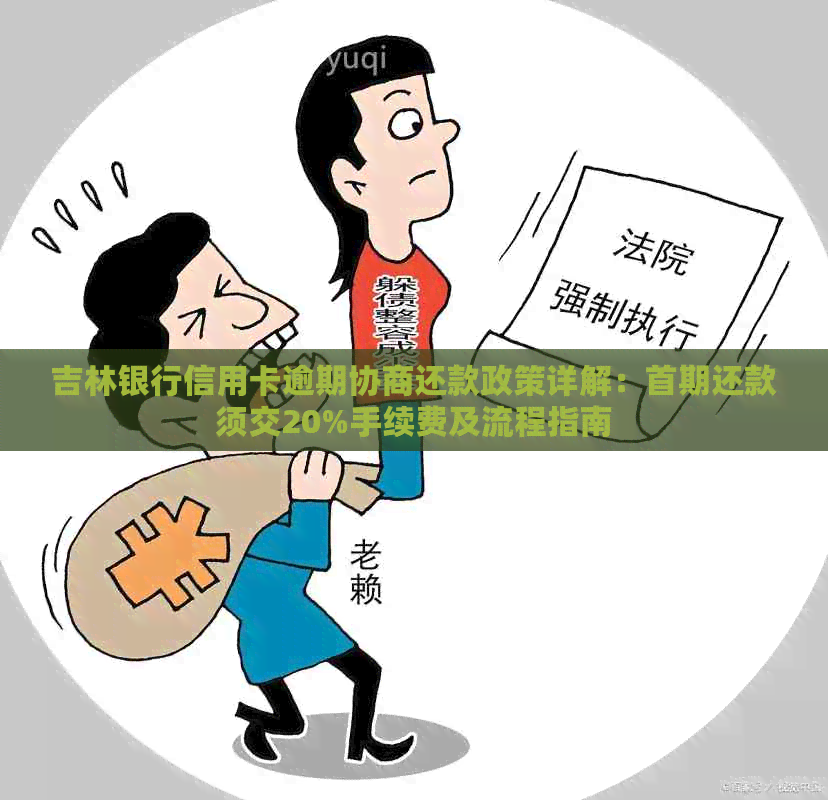 吉林银行信用卡逾期协商还款政策详解：首期还款须交20%手续费及流程指南