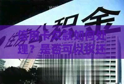 信用卡欠款如何处理？是否可以仅还本金而不需支付利息和滞纳金？