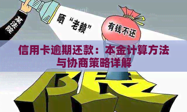 信用卡逾期还款：本金计算方法与协商策略详解