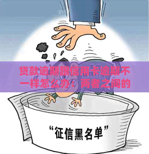 贷款逾期跟信用卡逾期不一样怎么办：两者之间的区别与影响