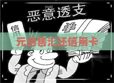 元结售汇还信用卡