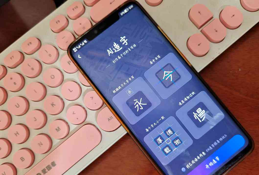 AI不仅可以写字，还可以造字并优化输入法字体输入体验