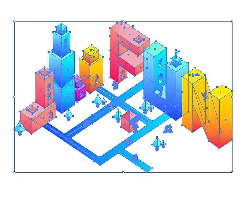 AI辅助创作：从2.5D建筑插画到立体视觉效果全解析指南