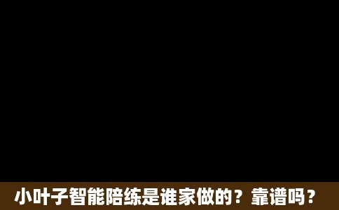 叶子钢智能陪练：小叶子AI培训质量探究与可靠性分析