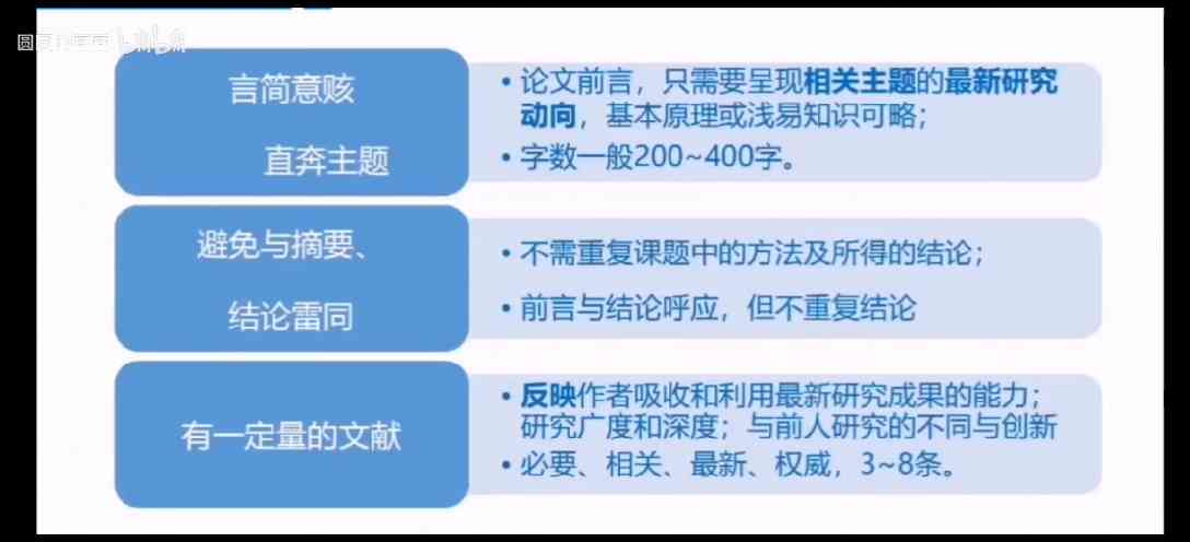 '智能写作指导：论文引言应包含哪些内容要素？'