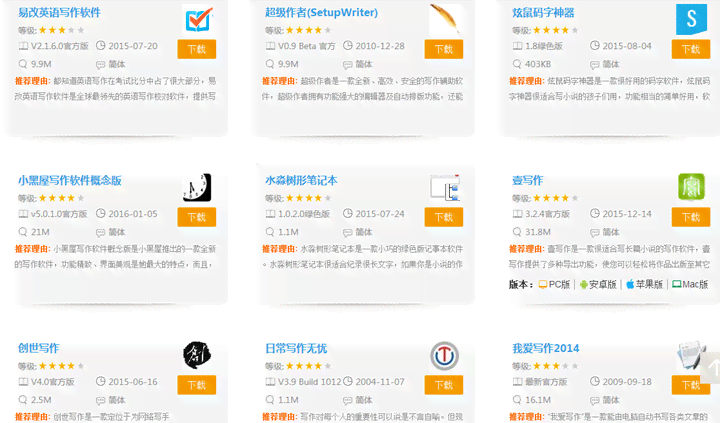 旗下写作的软件盘点：软件名称、优劣对比及平台推荐