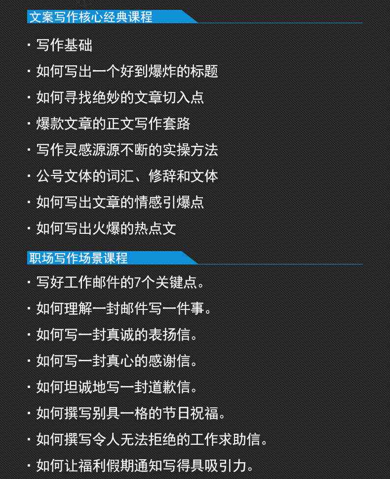 文案制作：全方位教程、方法介绍、软件与模板指南