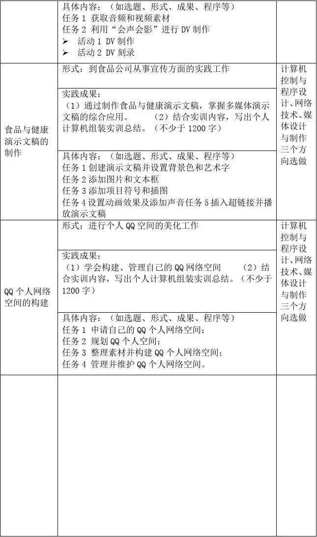 数字媒体实训项目综合报告与分析：涵技能提升、项目实践与总结反思