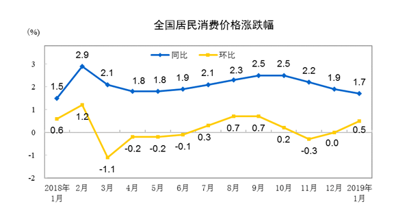 2019年度全国居民消费价格指数（CPI）年度报告及趋势分析