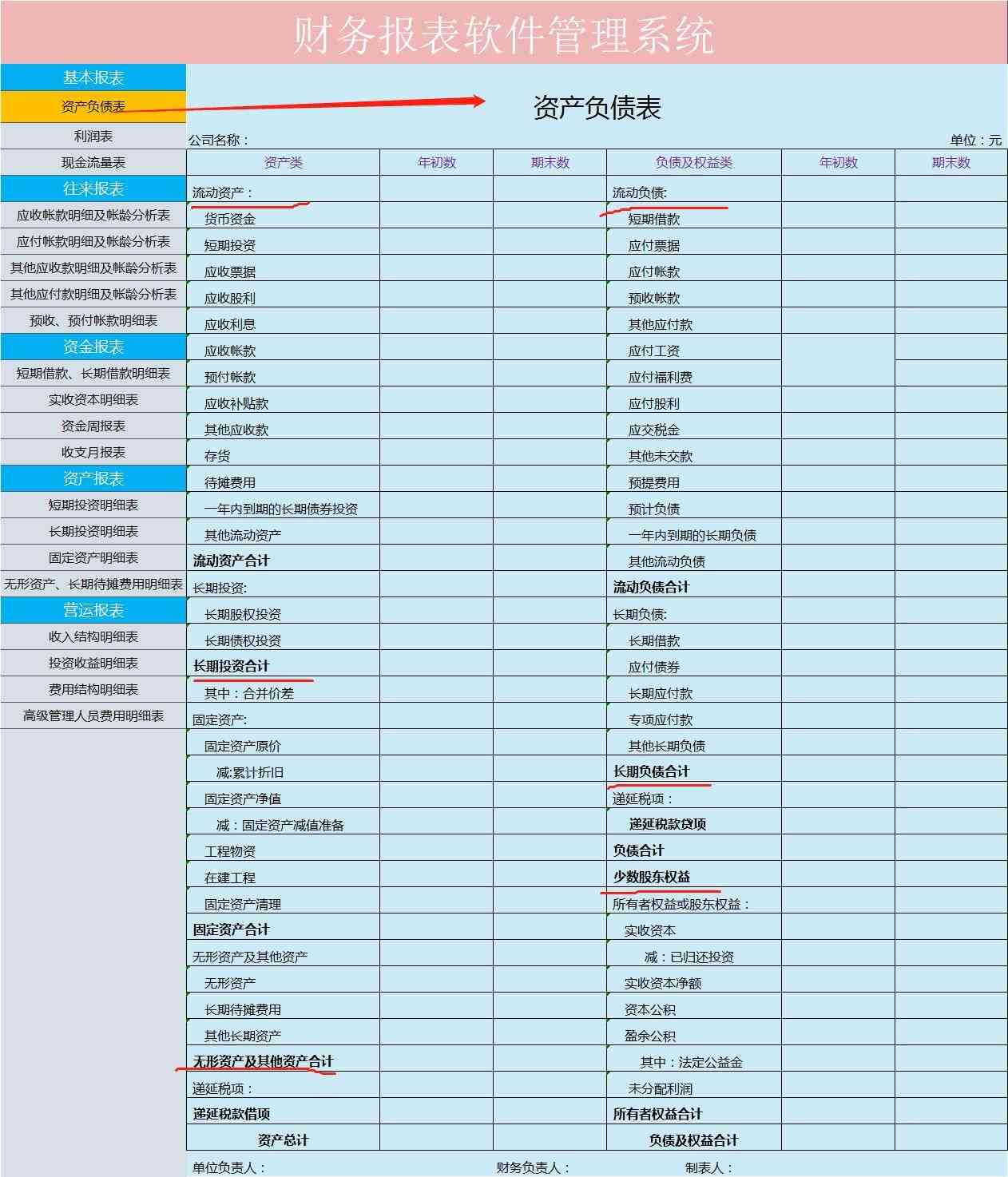 ai生成表格类的财务报告