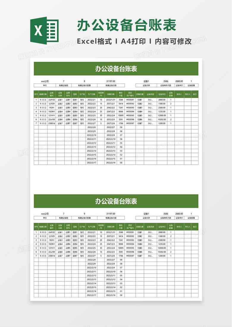 猫办公攻略：怎么制作和使用台账模板，附表格模板指南