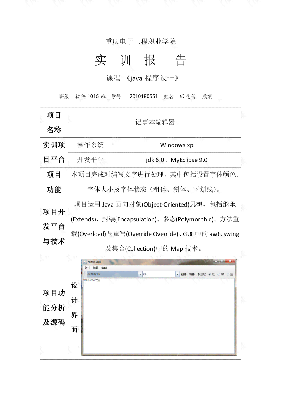 AI透视网格的实训报告