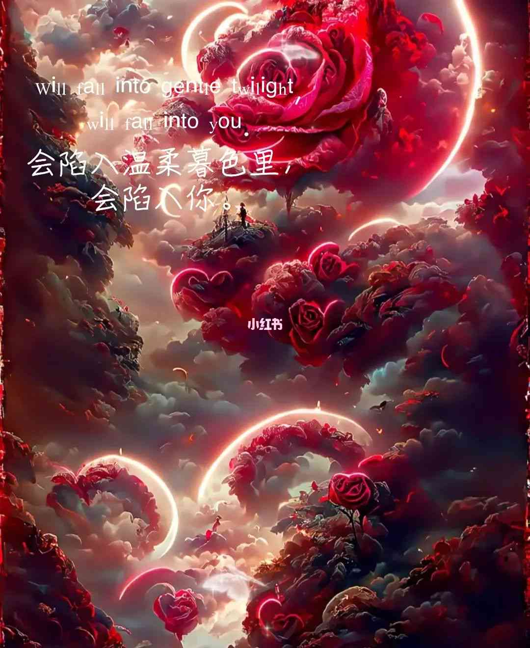 ai绘画壁纸花爆款文案