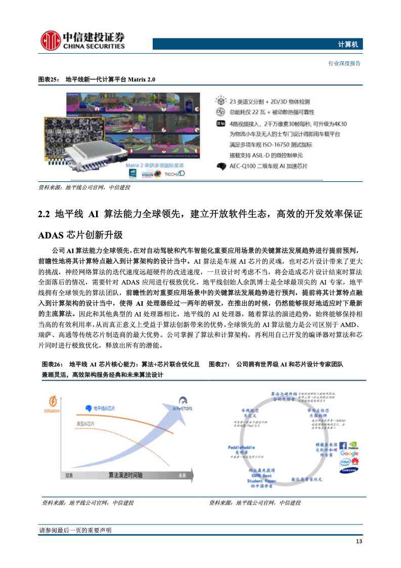 汽车ai芯片产业链报告