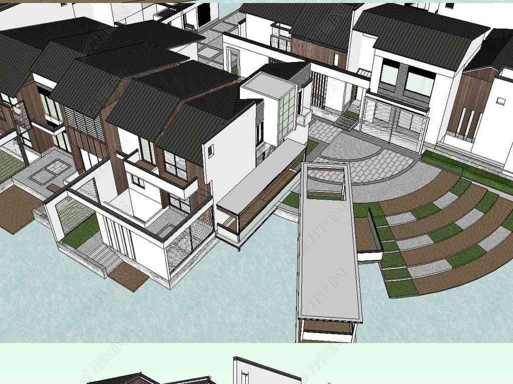 中式建筑模型制作：全过程解析与建模技巧