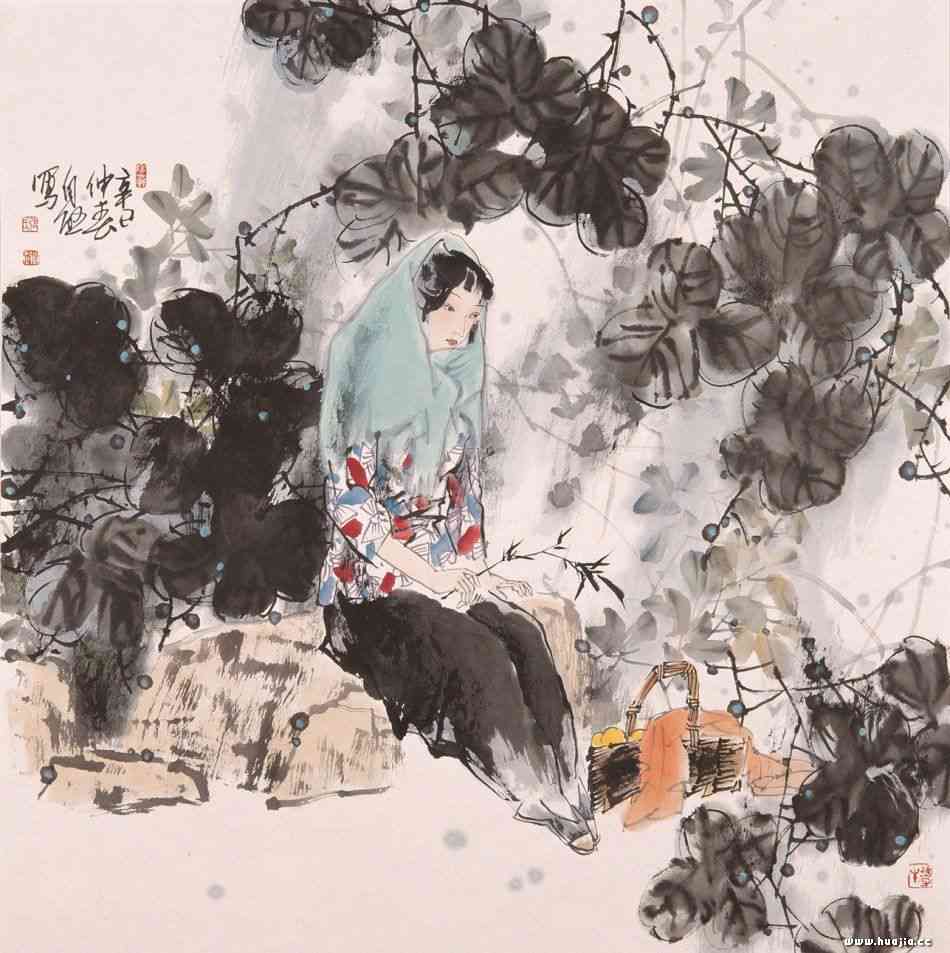 水墨人物画展：著名画家精选作品英文译展