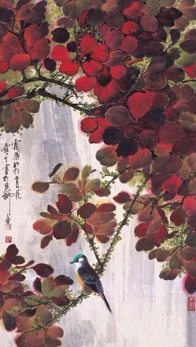 柿子主题绘画艺术作品集锦：涵传统与现代风格解析