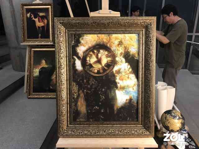 人工智能画展：举办画展及拍卖会、绘画比赛与一等奖作品展示