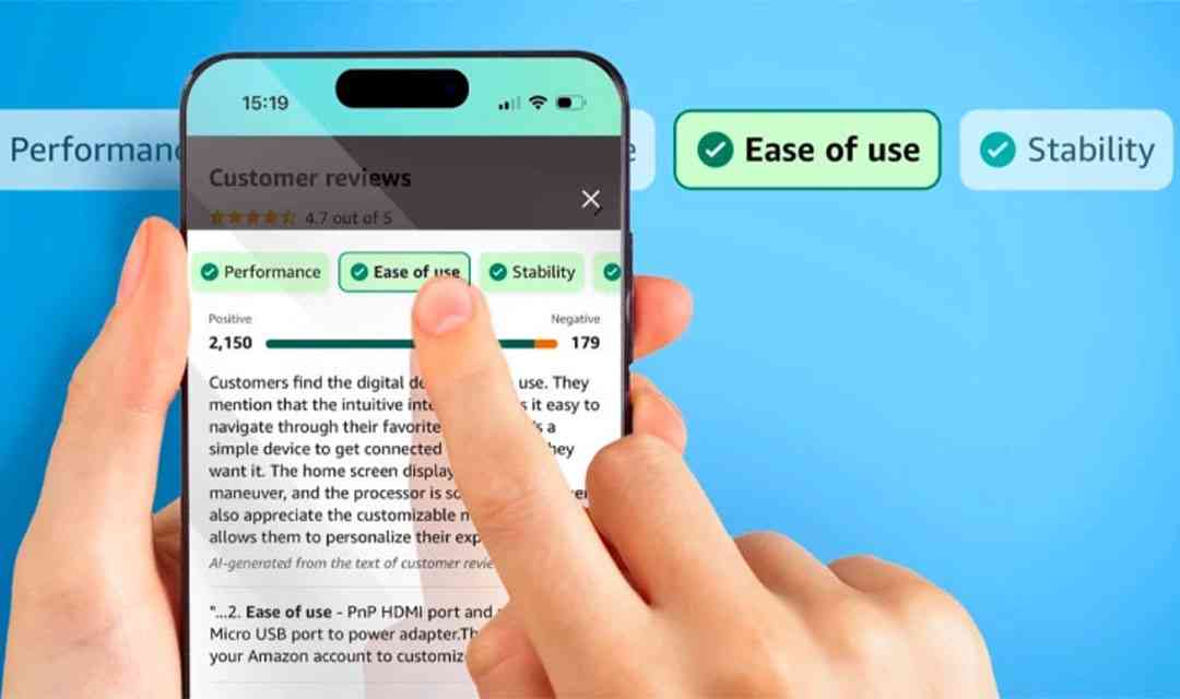 亚马逊AI智能摘要：一键获取产品评论精华，优化购物决策体验