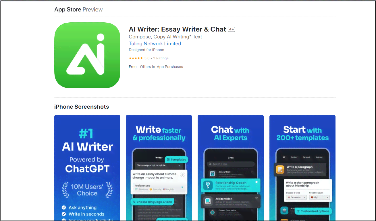版AI写作软件安装：免费苹果手机版及助手版