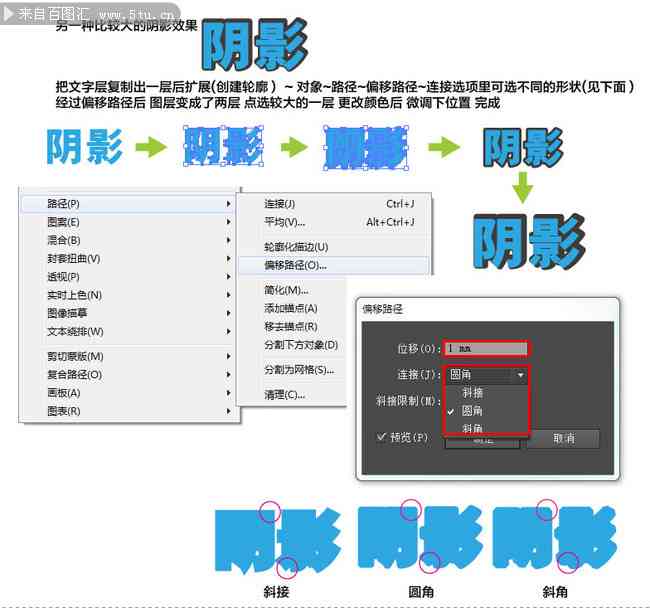 AI辅助制作多种阴影效果教程：从基础到高级技巧全解析