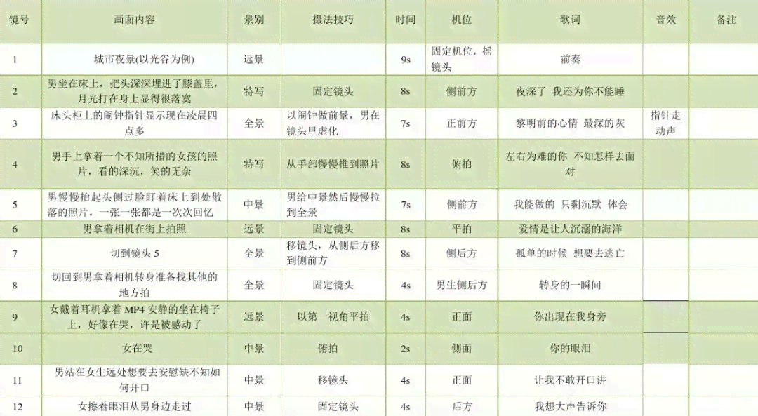 拍摄脚本：编写与模板生成器，含脚本含义解析及Word模板