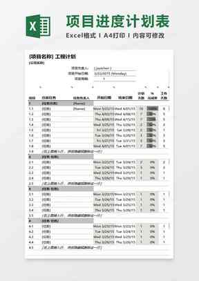 基于关键词的科研项目管理计划书模板