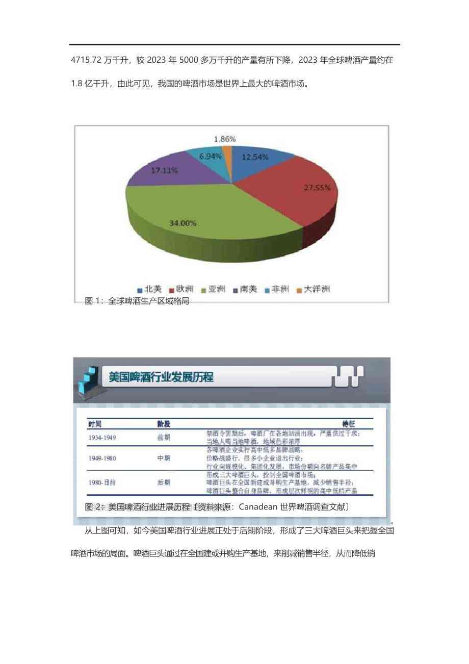 行业视角下的啤酒产品市场场景深度分析报告及范文文库精选